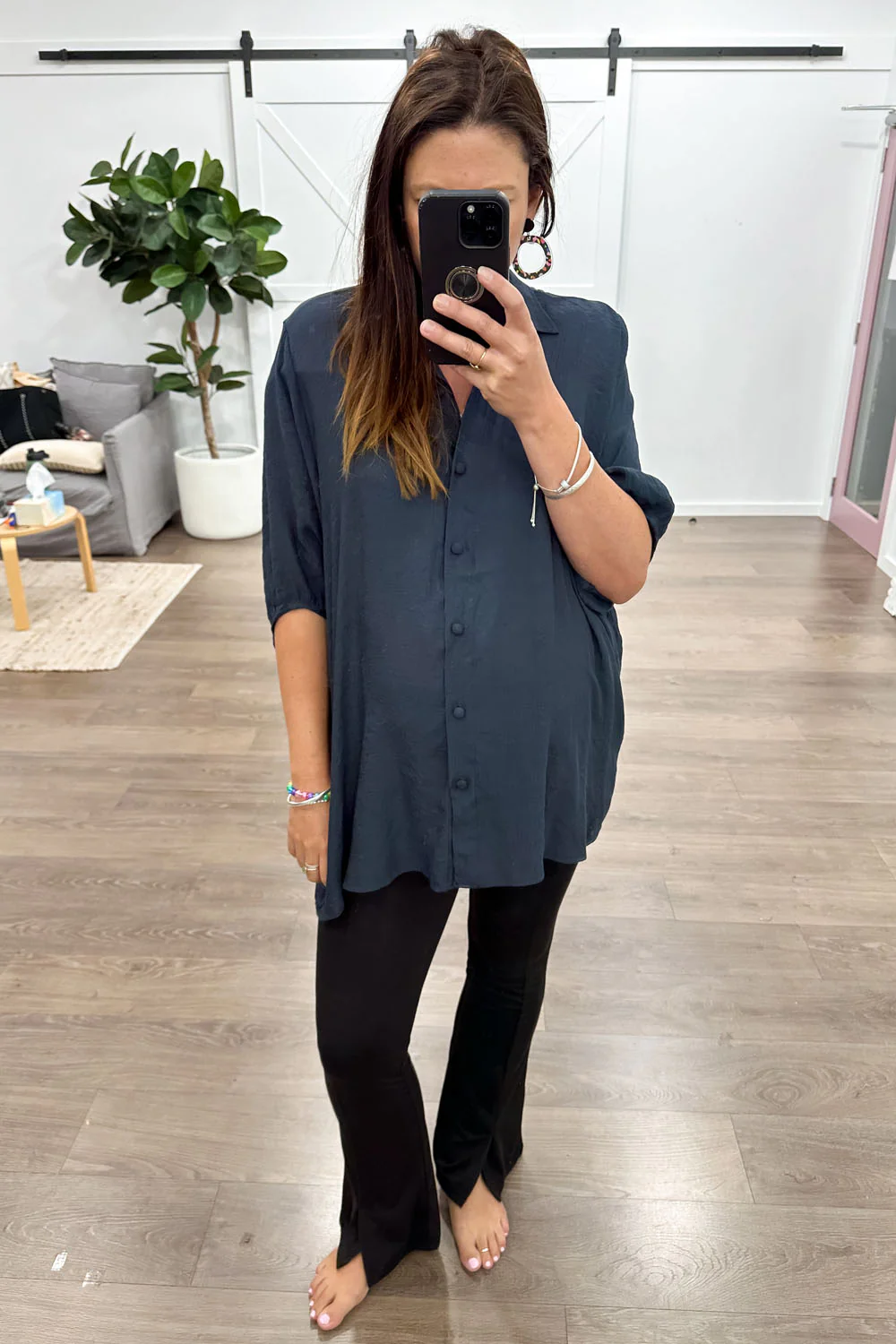 Tibet Shirt - Navy - Image 3