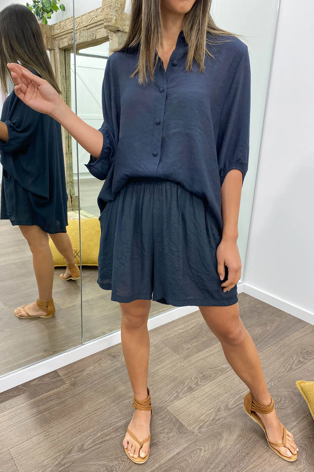 Tibet Shirt - Navy - Image 4
