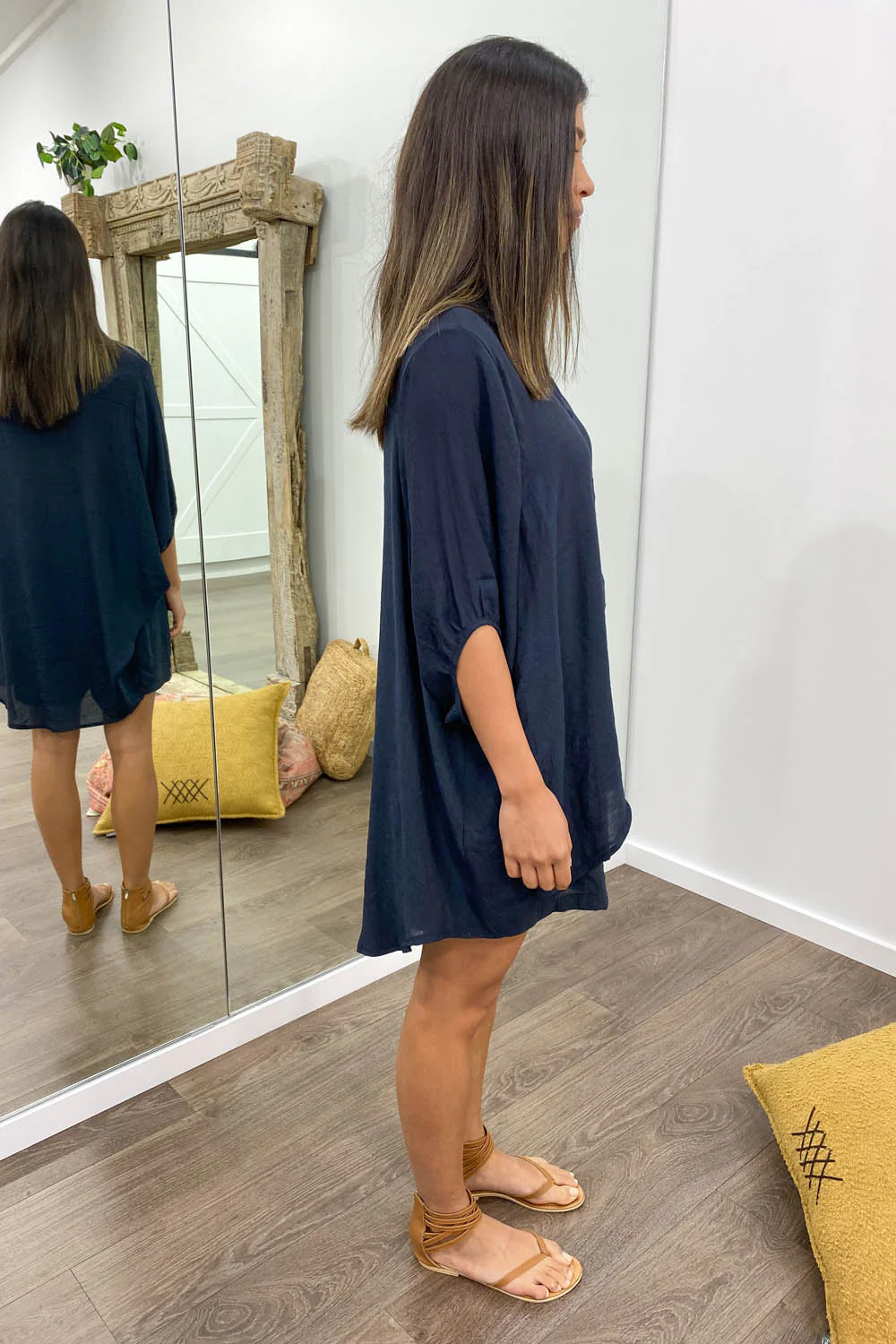 Tibet Shirt - Navy - Image 6