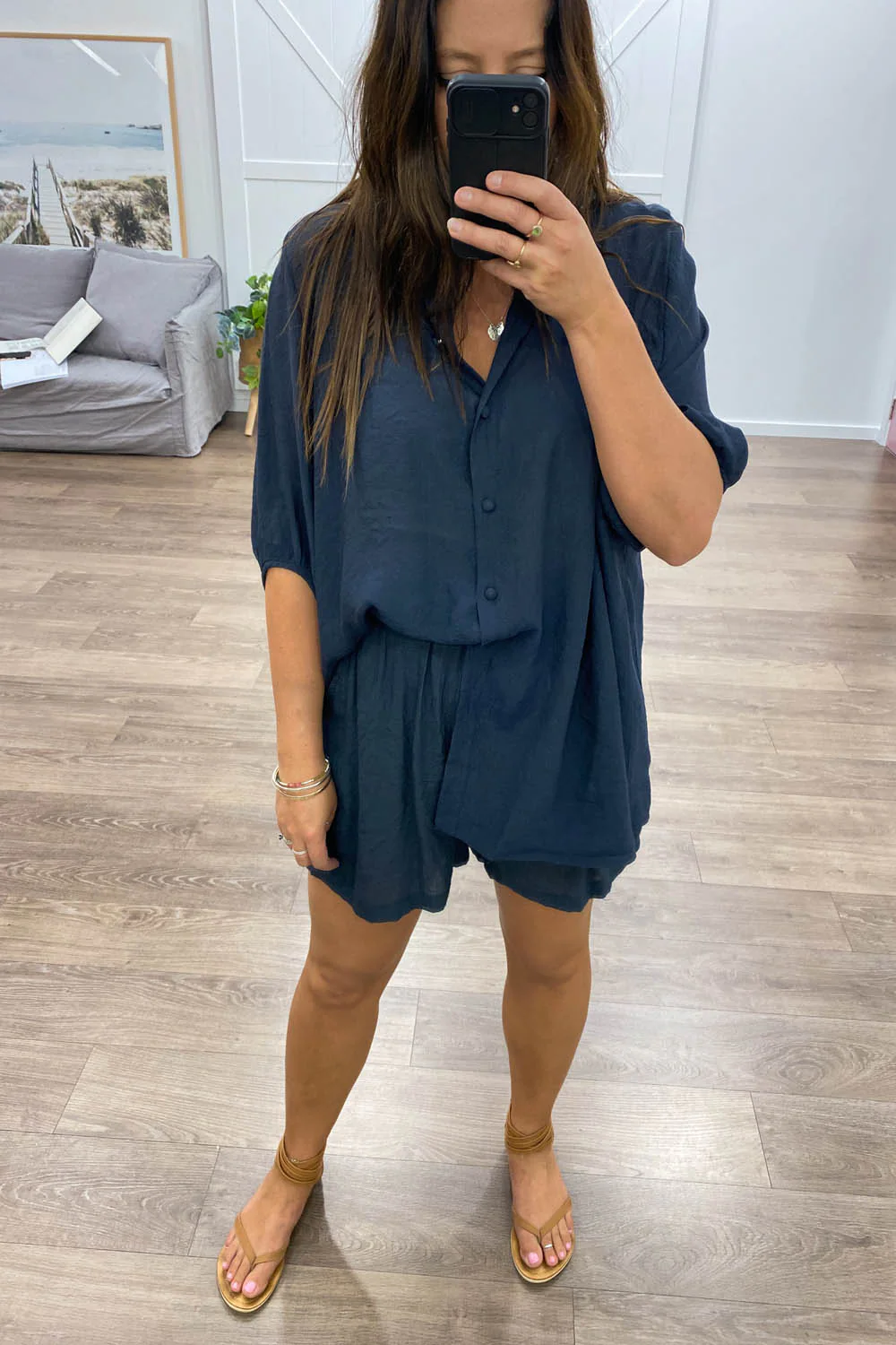 Tibet Shirt - Navy - Image 8