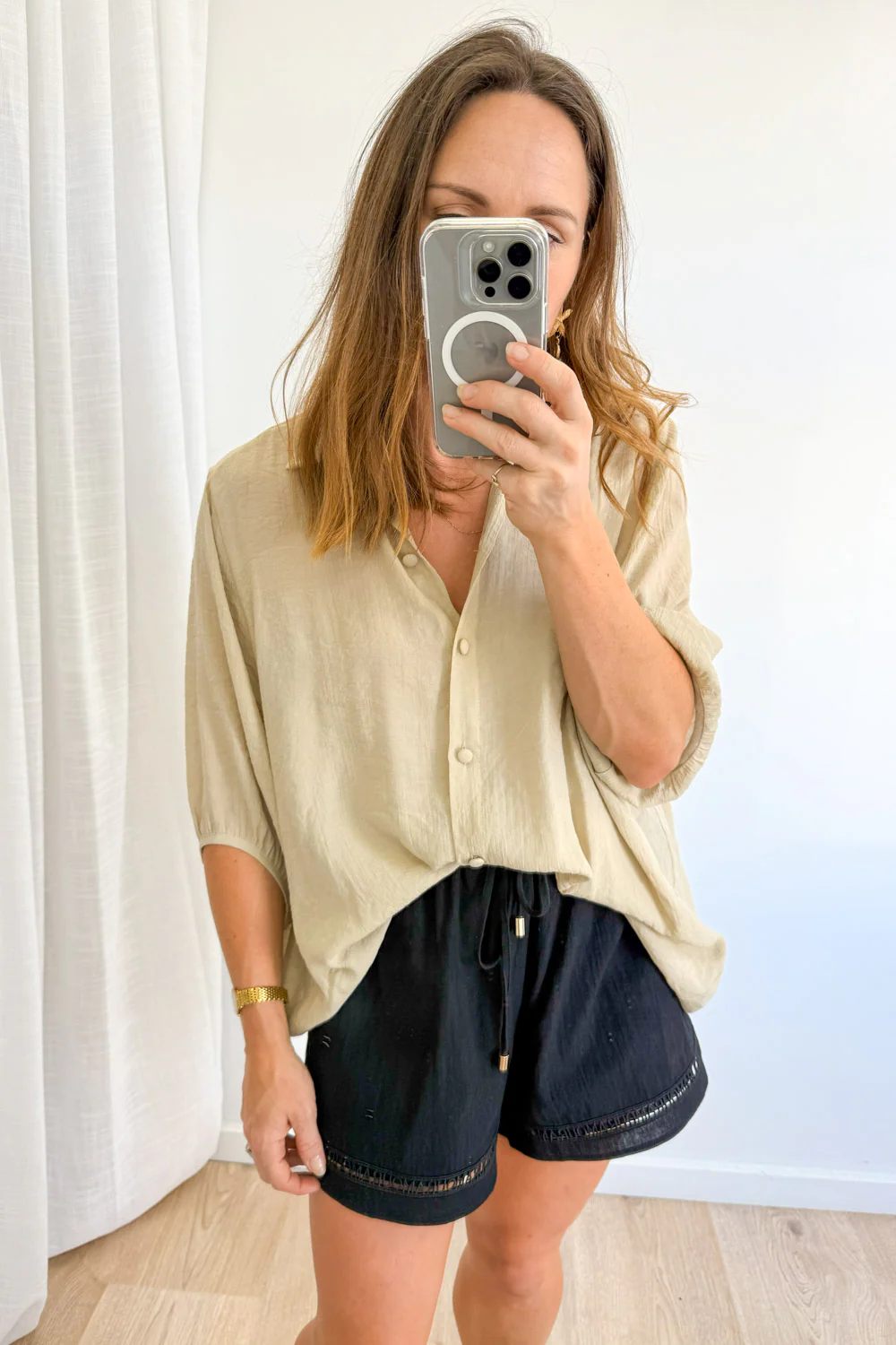 Tibet Shirt - Sand - Image 12