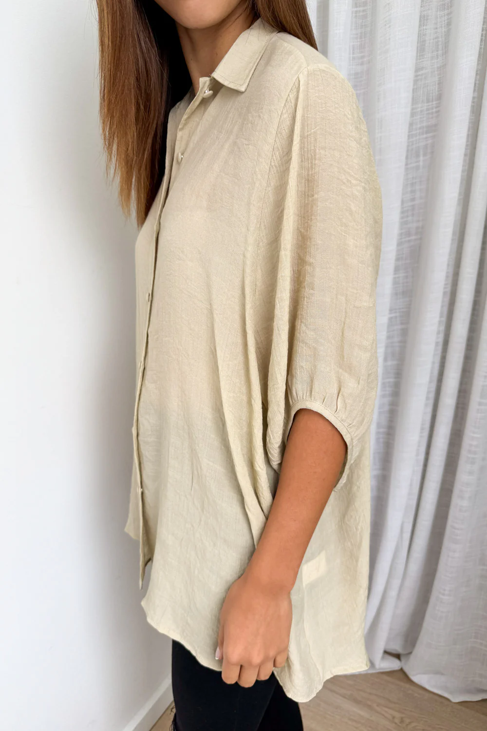 Tibet Shirt - Sand - Image 8