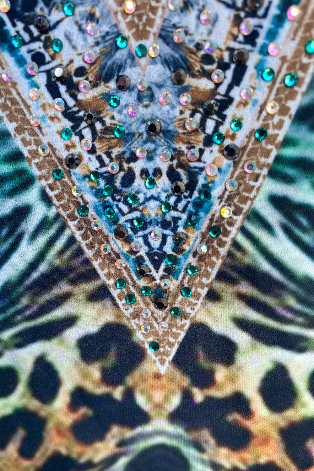 Tigerlily Top - Blue Leopard - Image 12