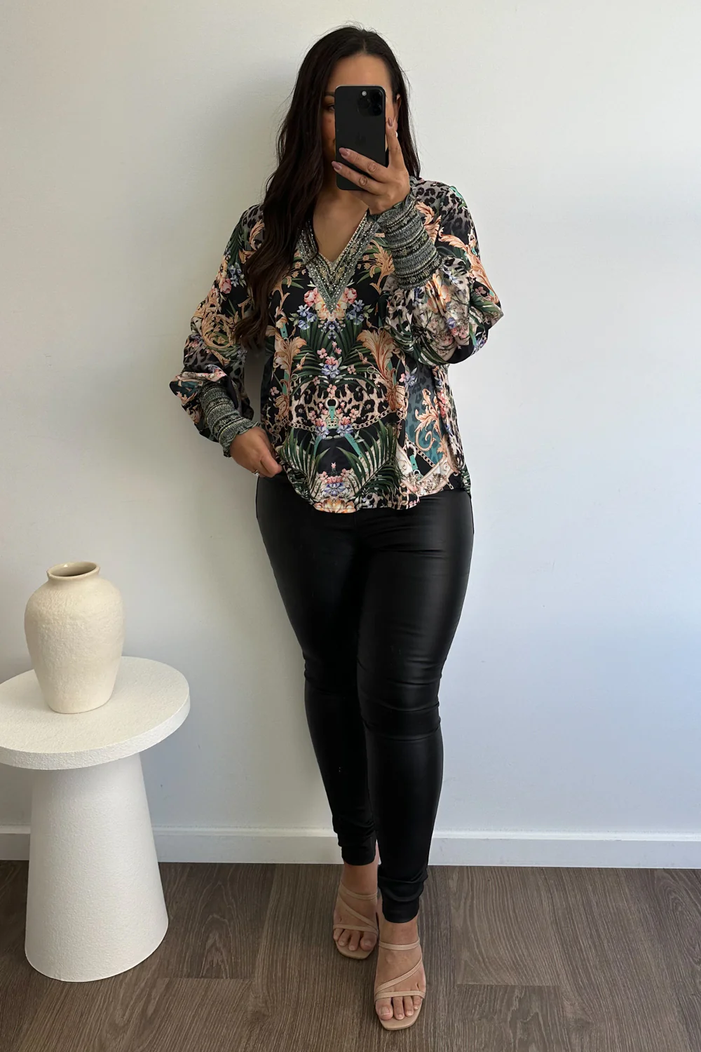 Tigerlily Top - Green Tropical - Image 11
