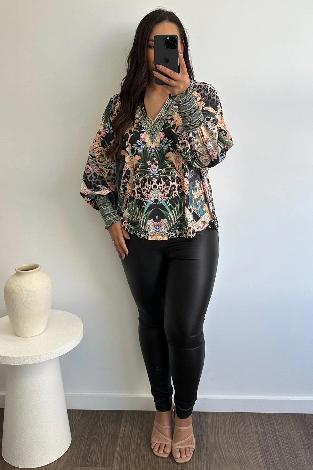 Tigerlily Top - Green Tropical - Image 12