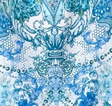 Tigerlily Top - Teal Floral - Image 13