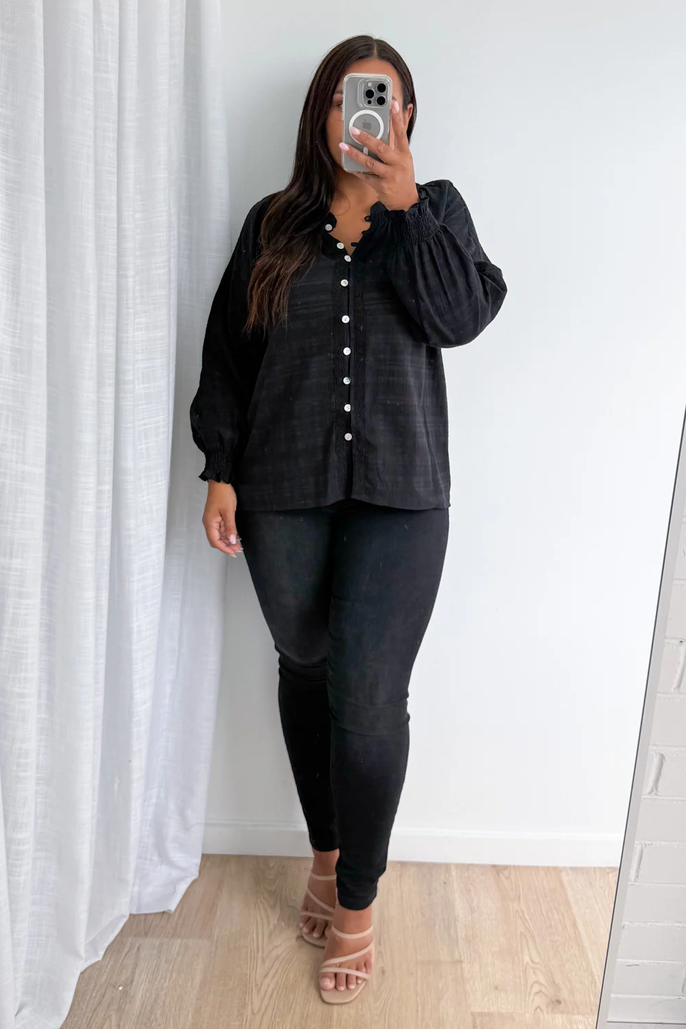 Tilda Blouse - Black - Image 12
