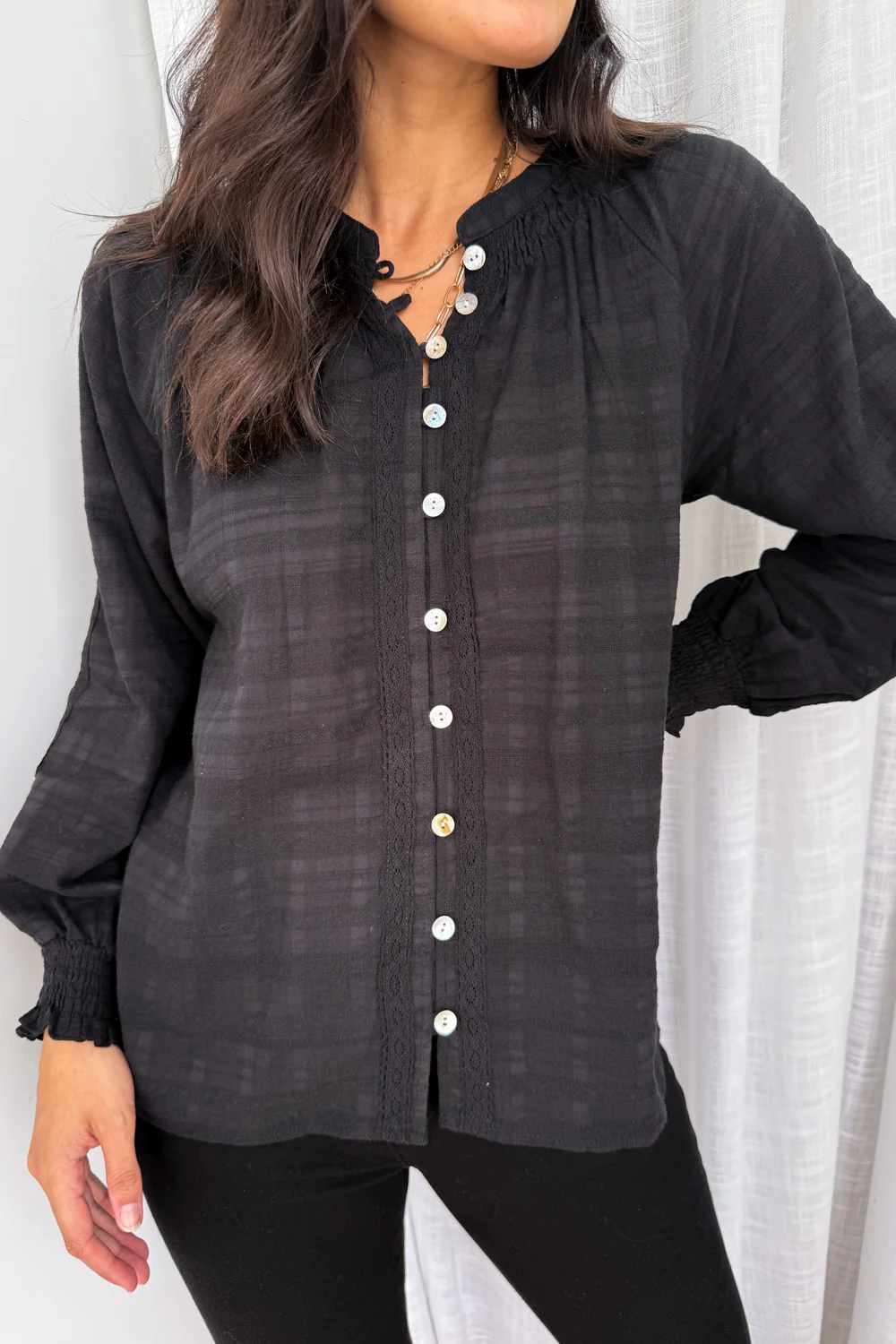 Tilda Blouse - Black - Image 4