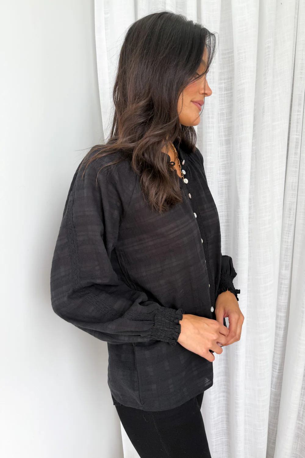 Tilda Blouse - Black - Image 6