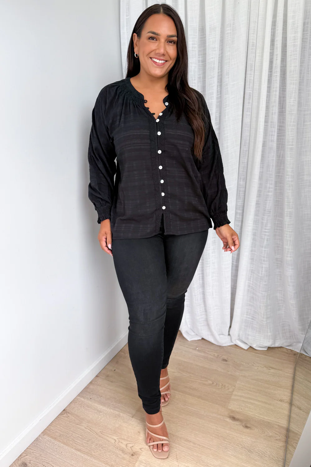 Tilda Blouse - Black - Image 9