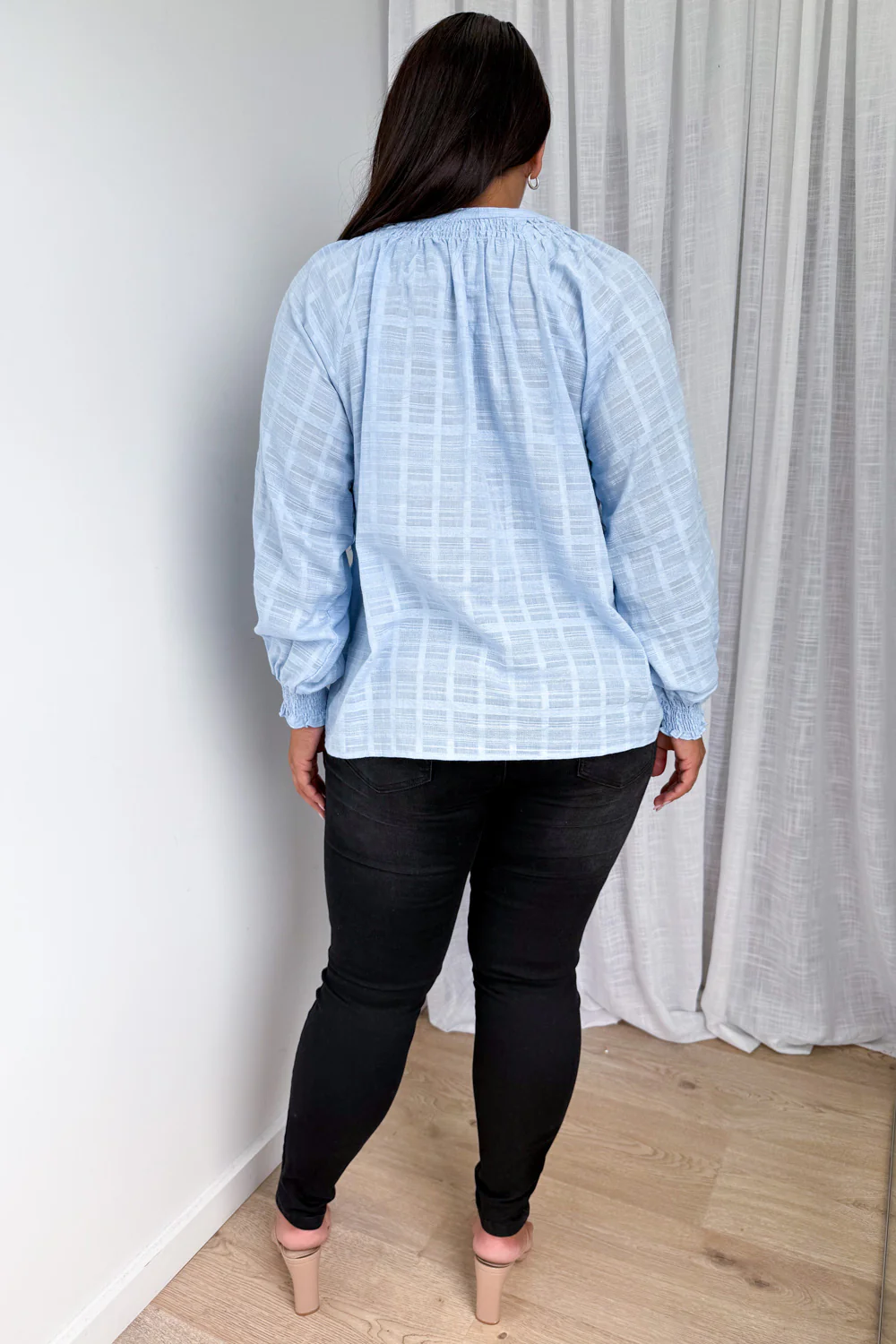 Tilda Blouse - Sky Blue - Image 10