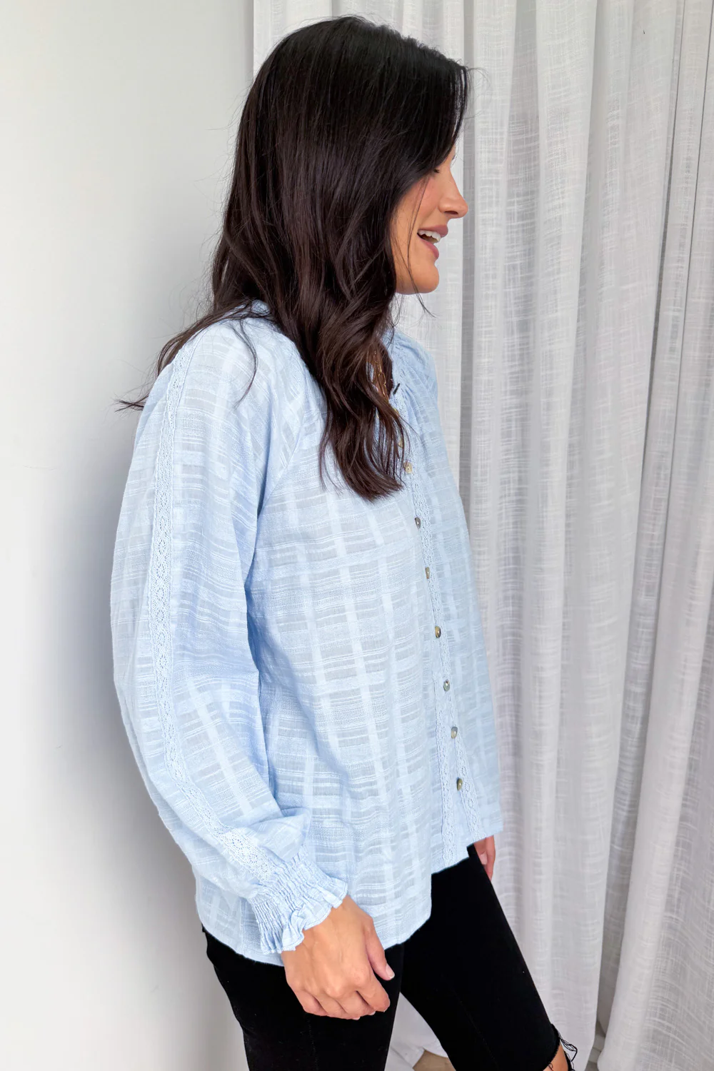 Tilda Blouse - Sky Blue - Image 5
