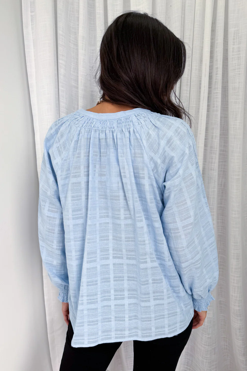 Tilda Blouse - Sky Blue - Image 6