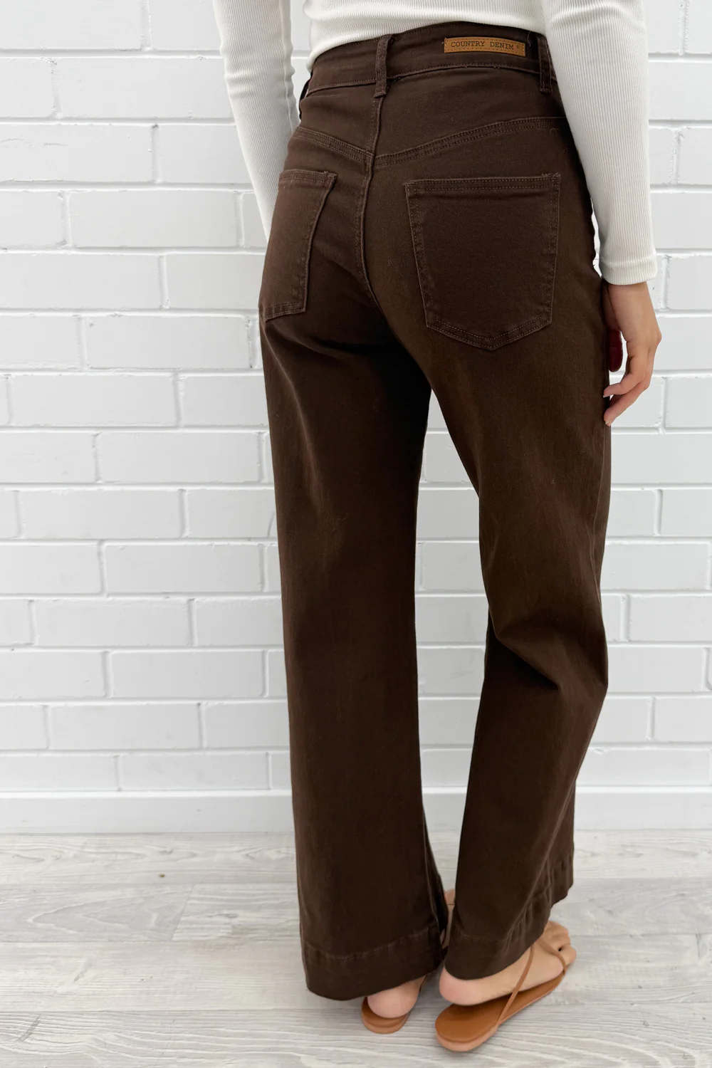 Tilda Wide Leg Denim Jeans - Image 3