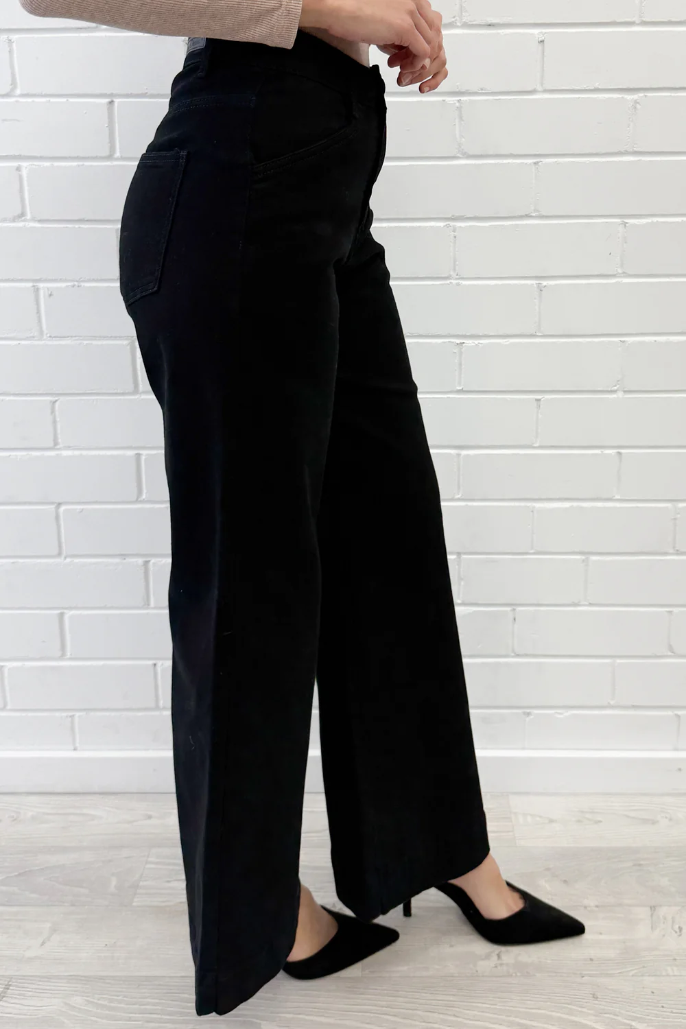 Tilda Wide Leg Denim Jeans - Image 6