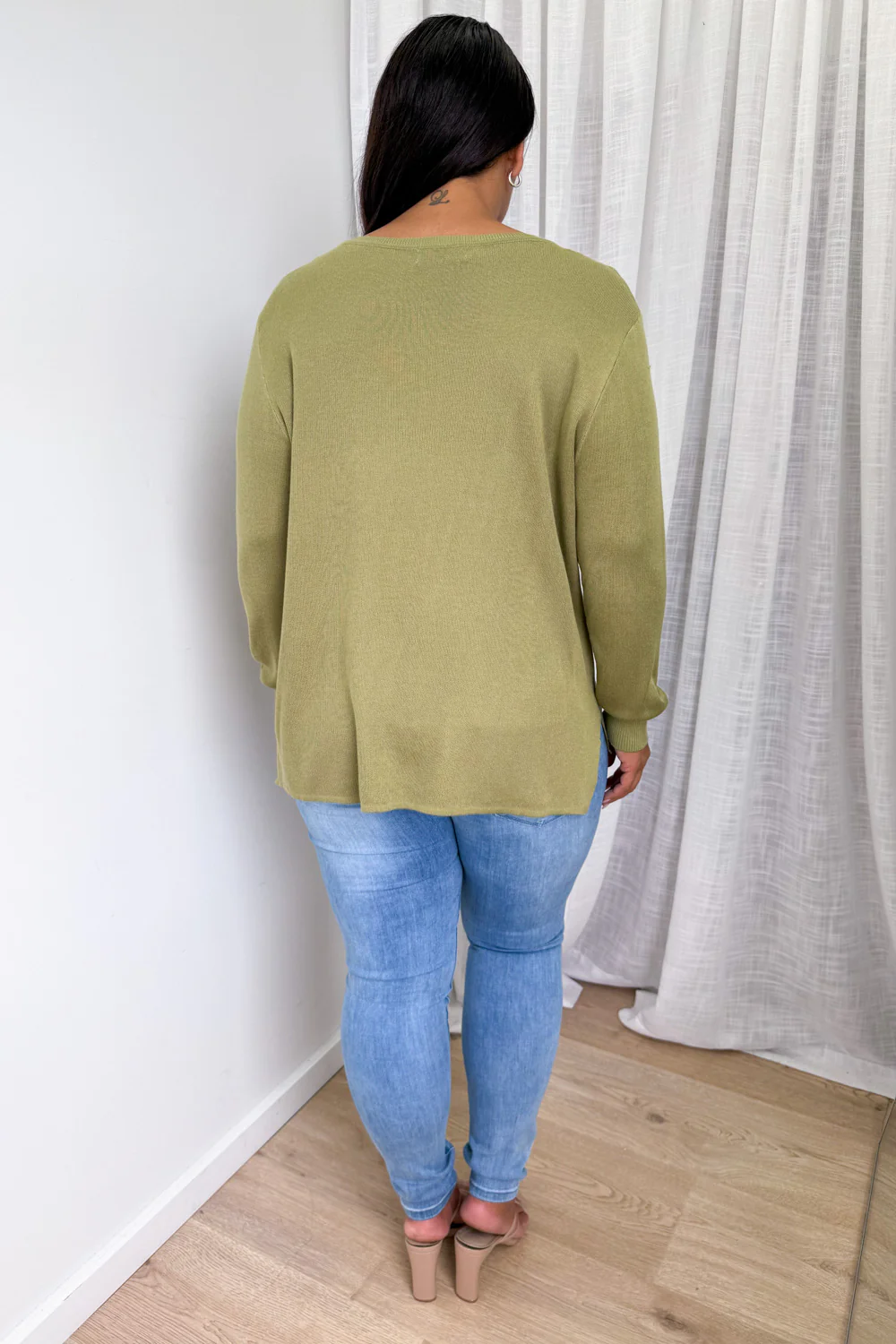 Trillions Knit - Olive - Image 10