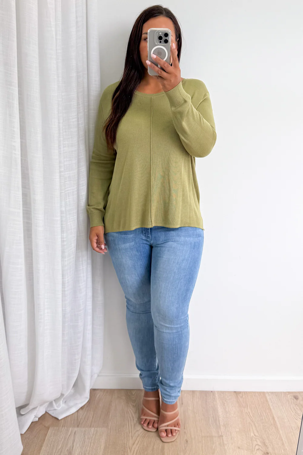 Trillions Knit - Olive - Image 11