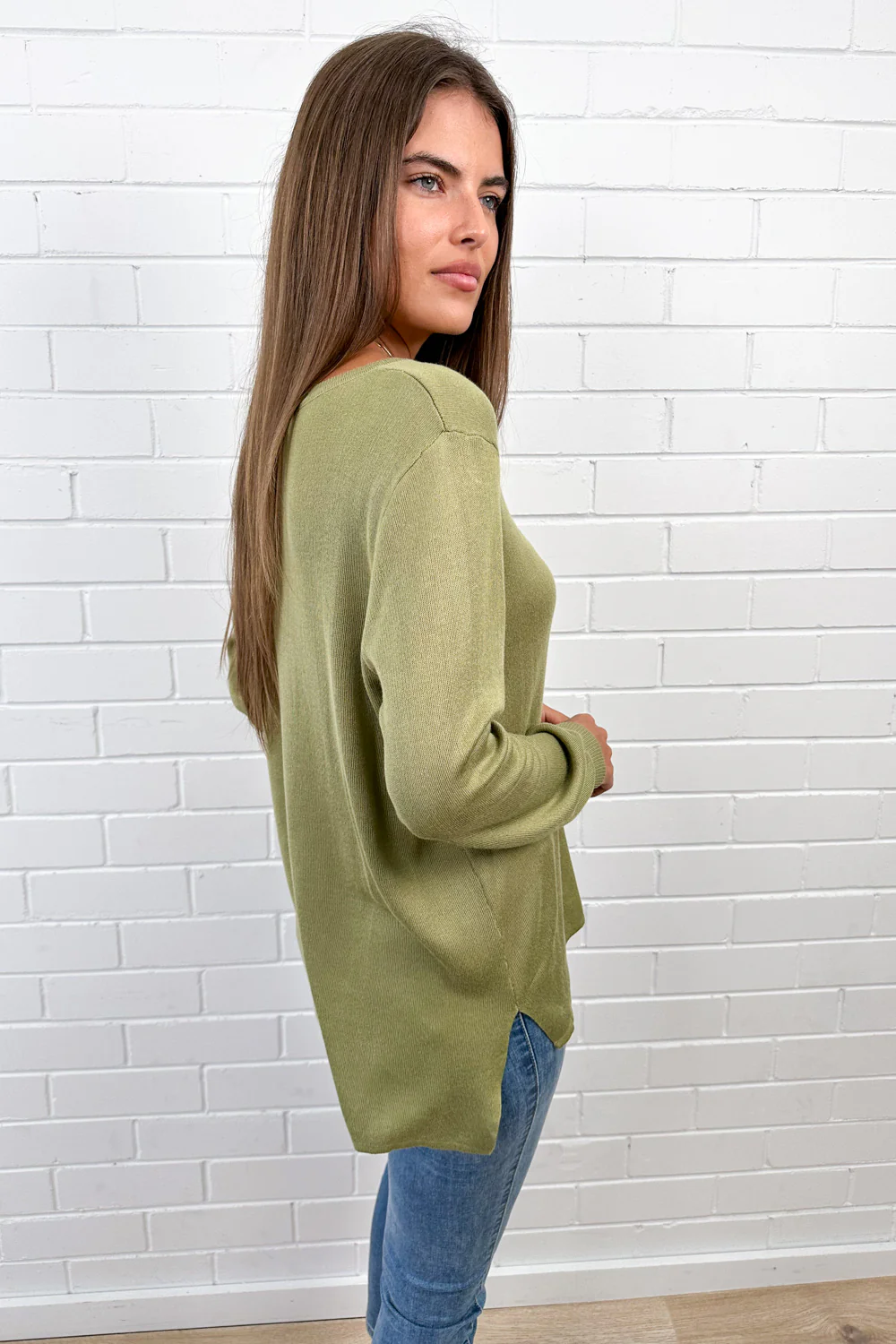 Trillions Knit - Olive - Image 6