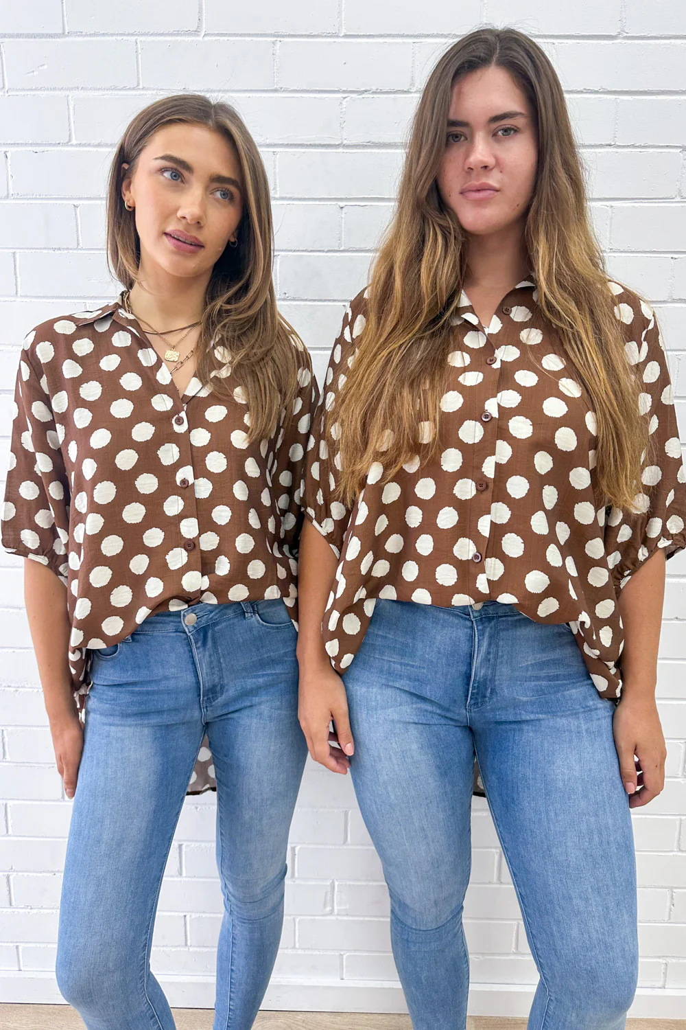 Trista Shirt - Chocolate Spot - Image 12