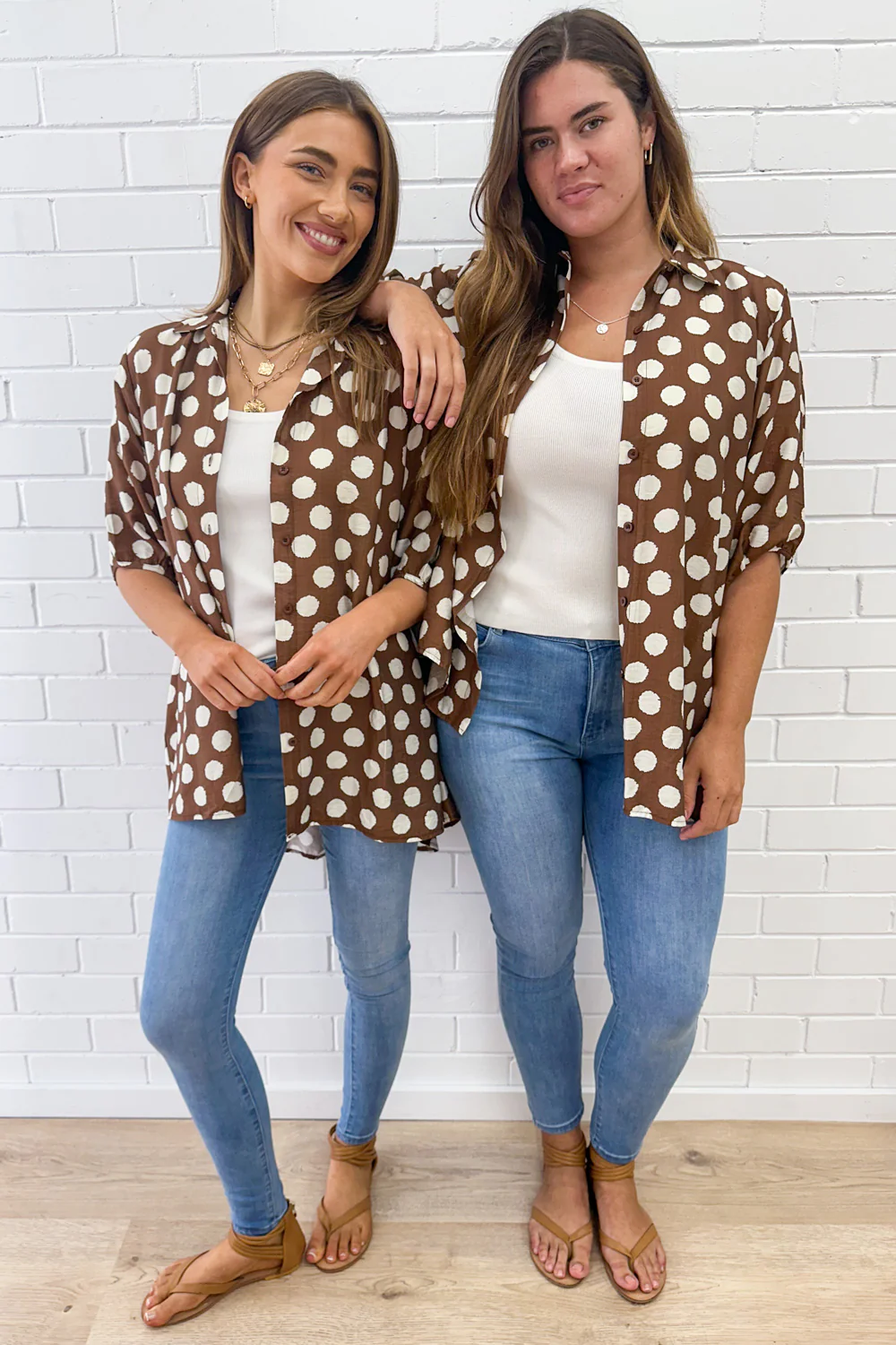 Trista Shirt - Chocolate Spot - Image 13