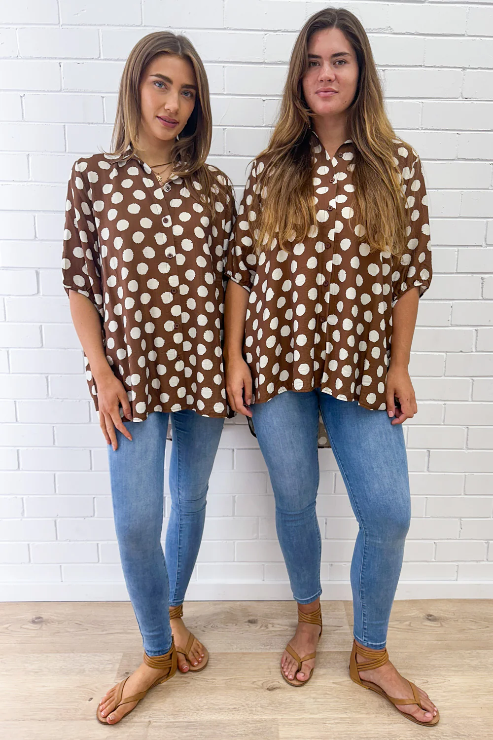 Trista Shirt - Chocolate Spot - Image 14