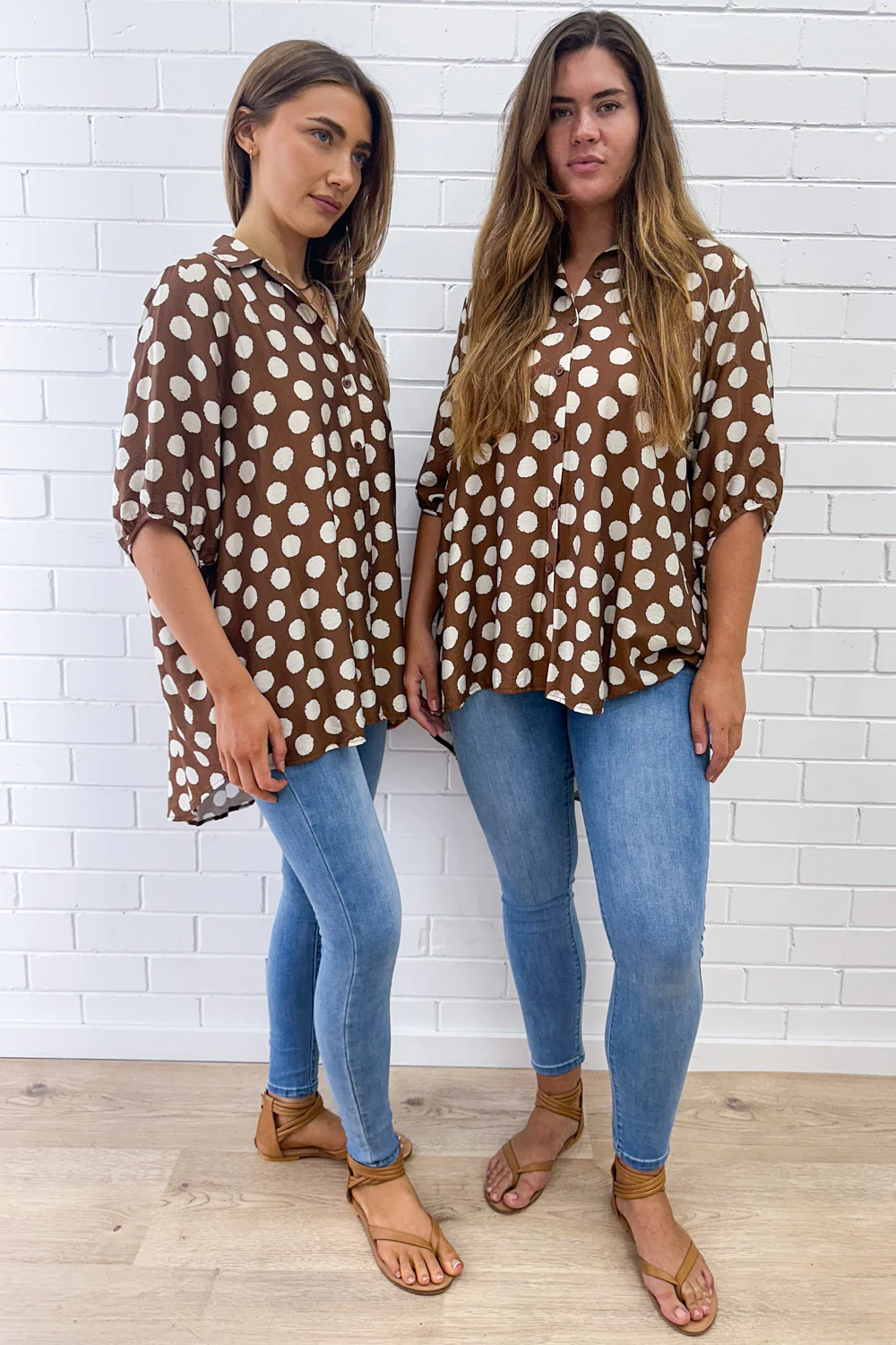 Trista Shirt - Chocolate Spot - Image 17