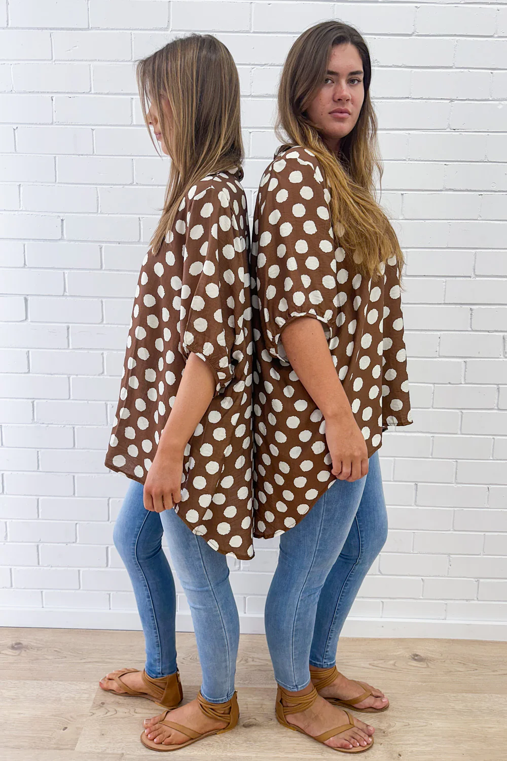 Trista Shirt - Chocolate Spot - Image 18