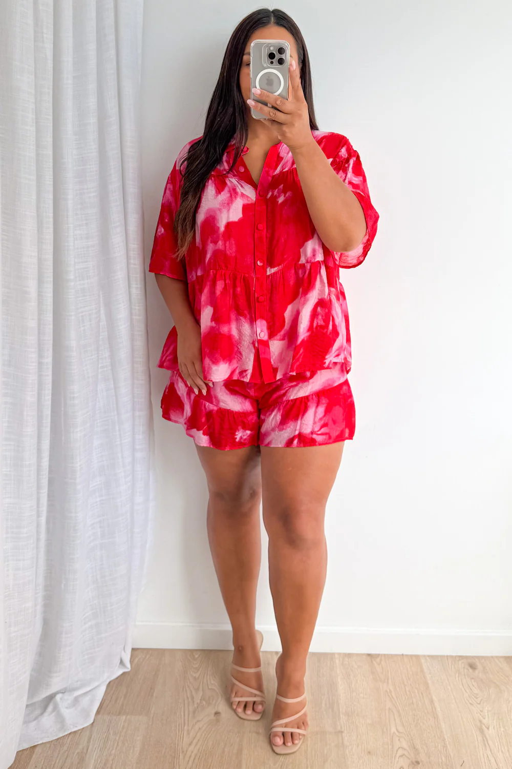Tulum Escape Shirt - Red Crush Tie Dye - Image 14