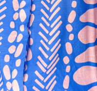 Tulum Shirt - Blue Pink Print - Image 13