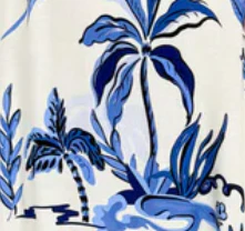 Tuscan Sun Dress - Cream Island Palm - Image 9