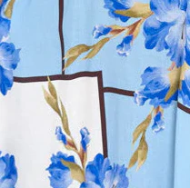 Tuscan Sun Dress - Sky Blue Floral - Image 11