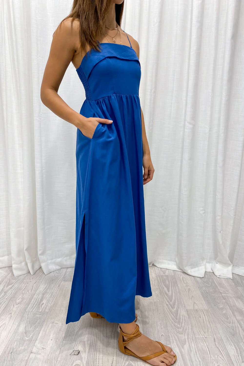 Two Way Maxi Dress - Black - Image 14