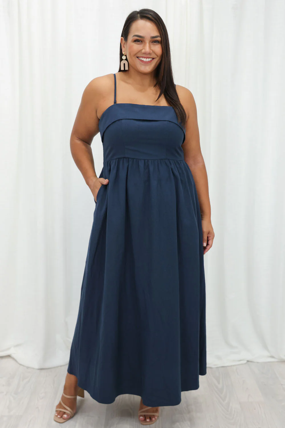 Two Way Maxi Dress - Black - Image 29