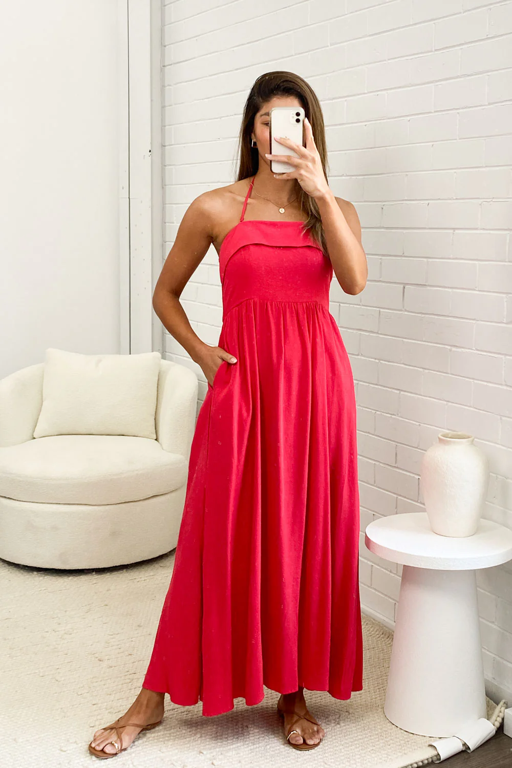 Two Way Maxi Dress - Black - Image 47