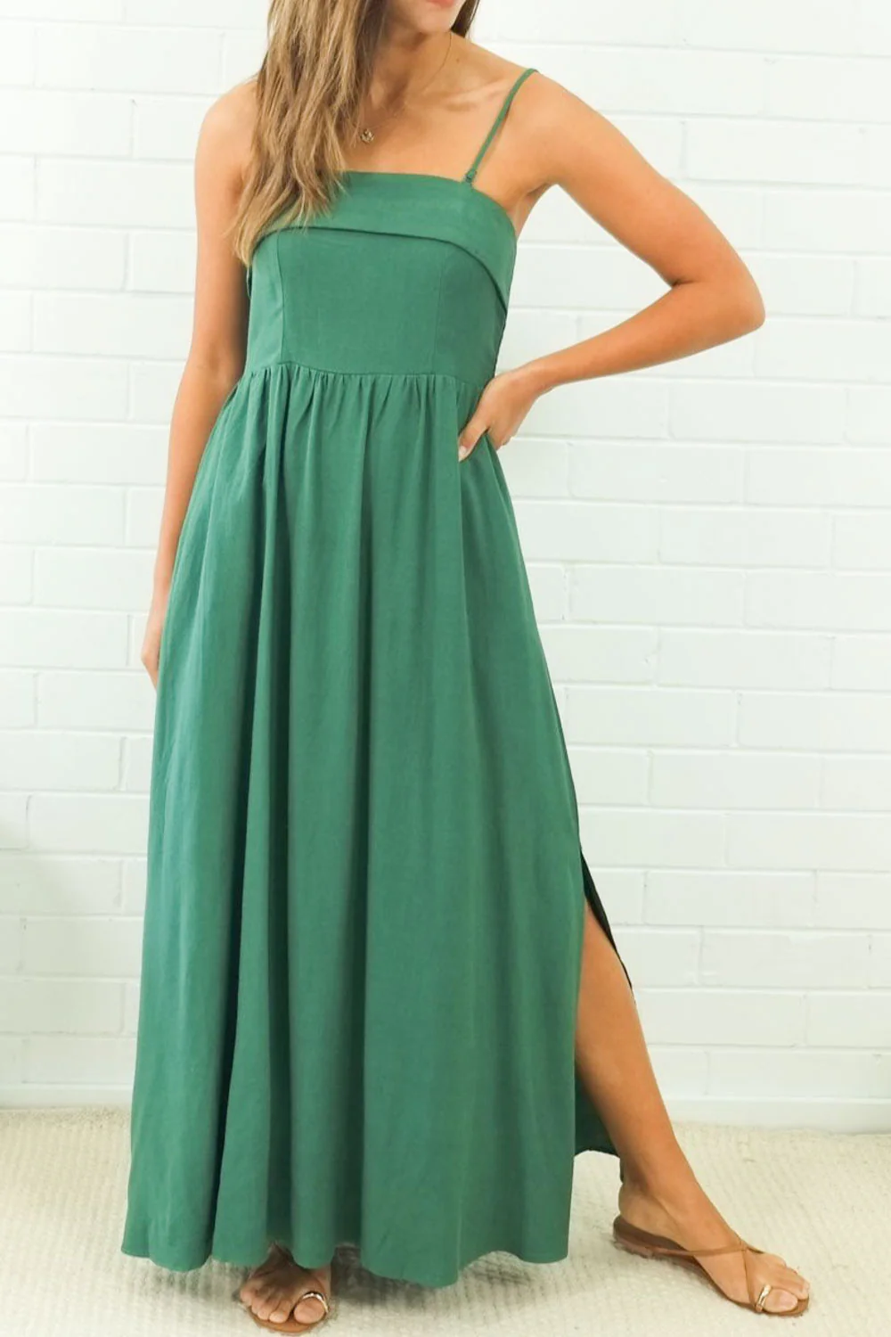 Two Way Maxi Dress - Black - Image 48