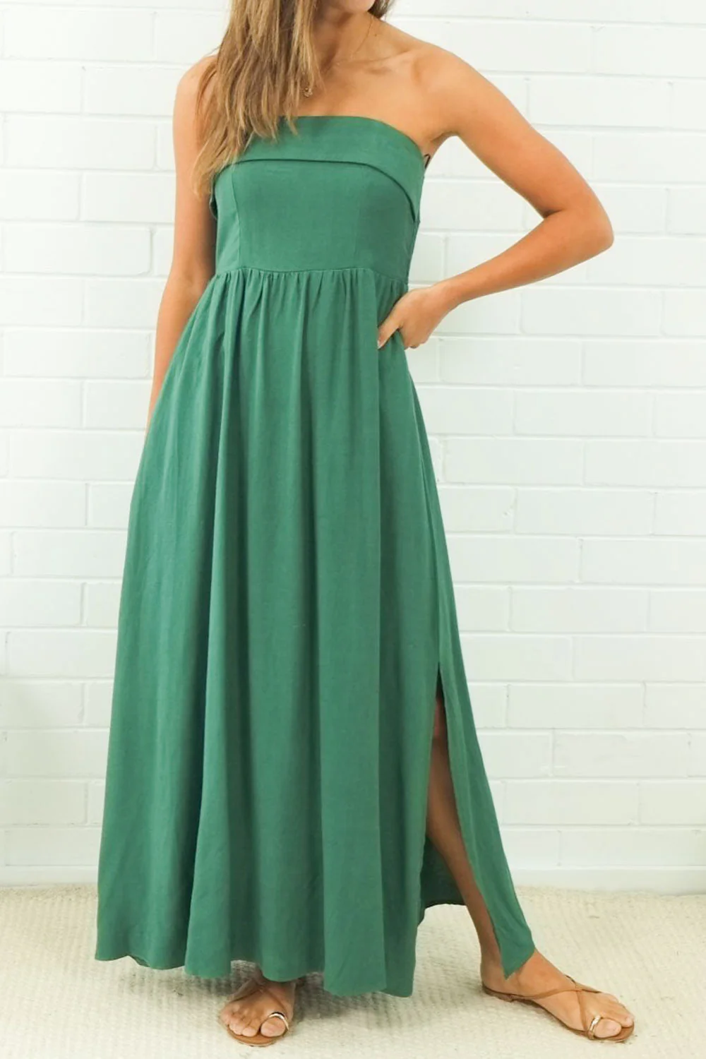 Two Way Maxi Dress - Black - Image 50