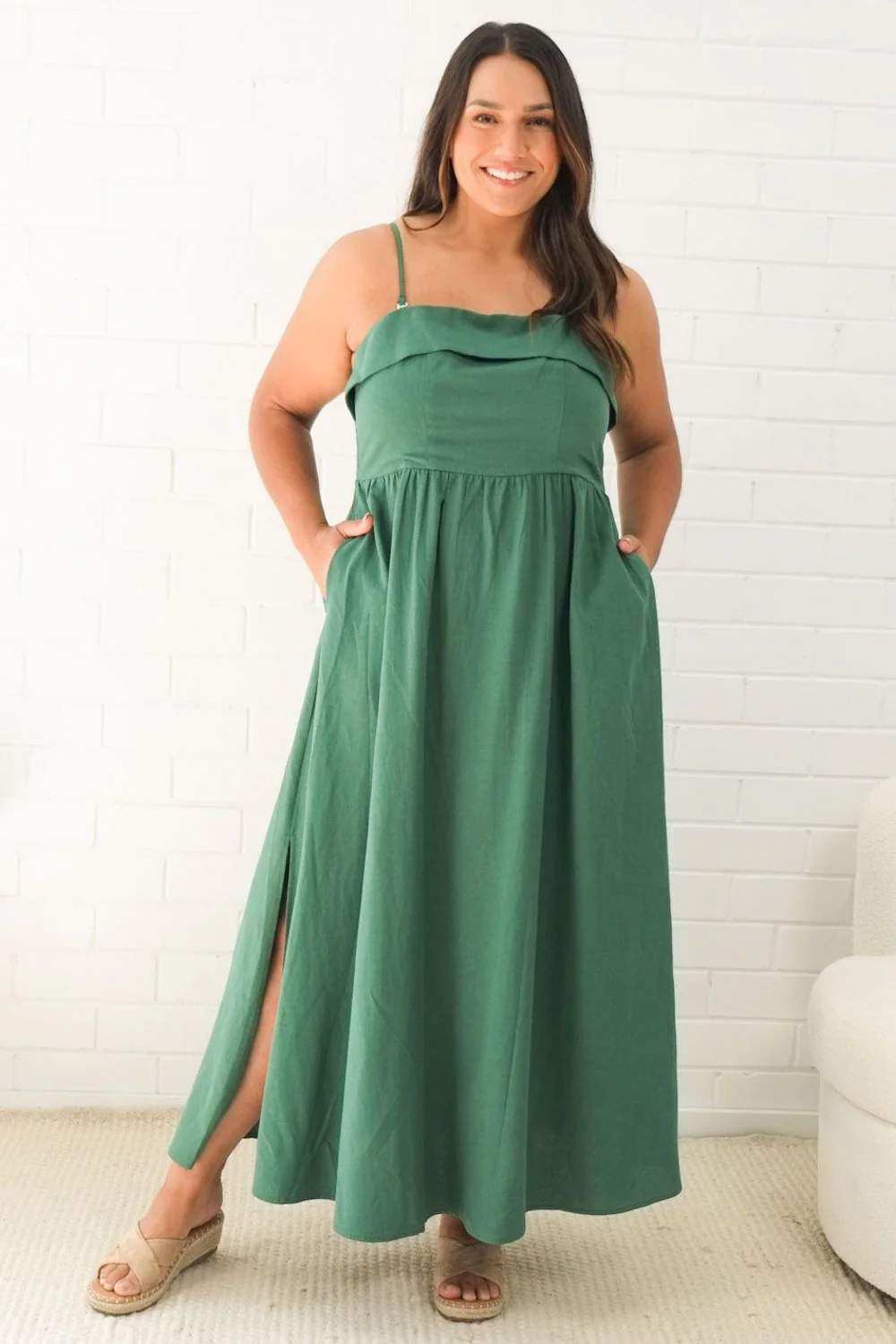 Two Way Maxi Dress - Black - Image 56