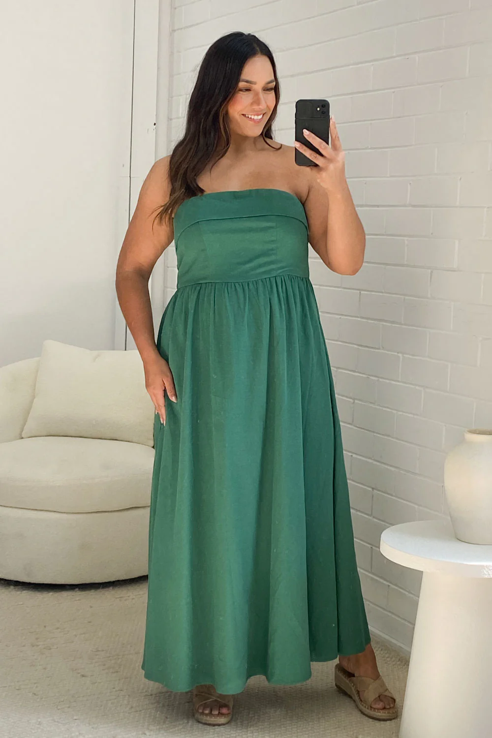 Two Way Maxi Dress - Black - Image 59