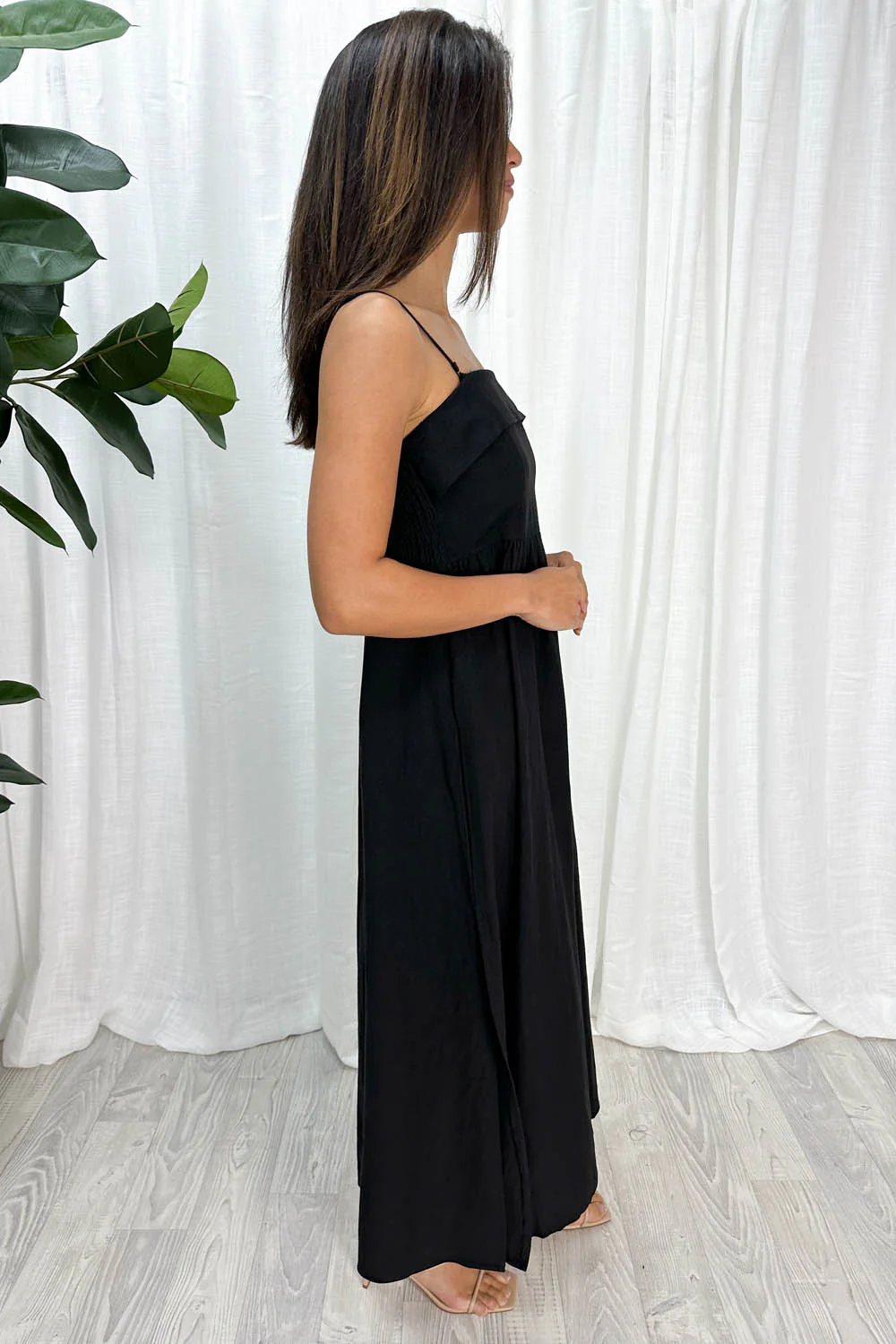Two Way Maxi Dress - Black - Image 7