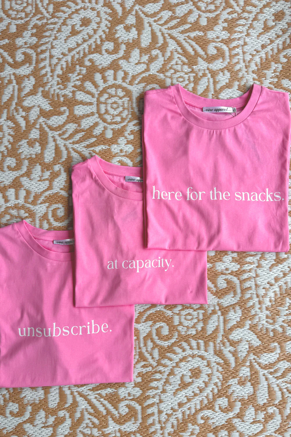 Unsubscribe Oversized Tee - Pink - Image 16