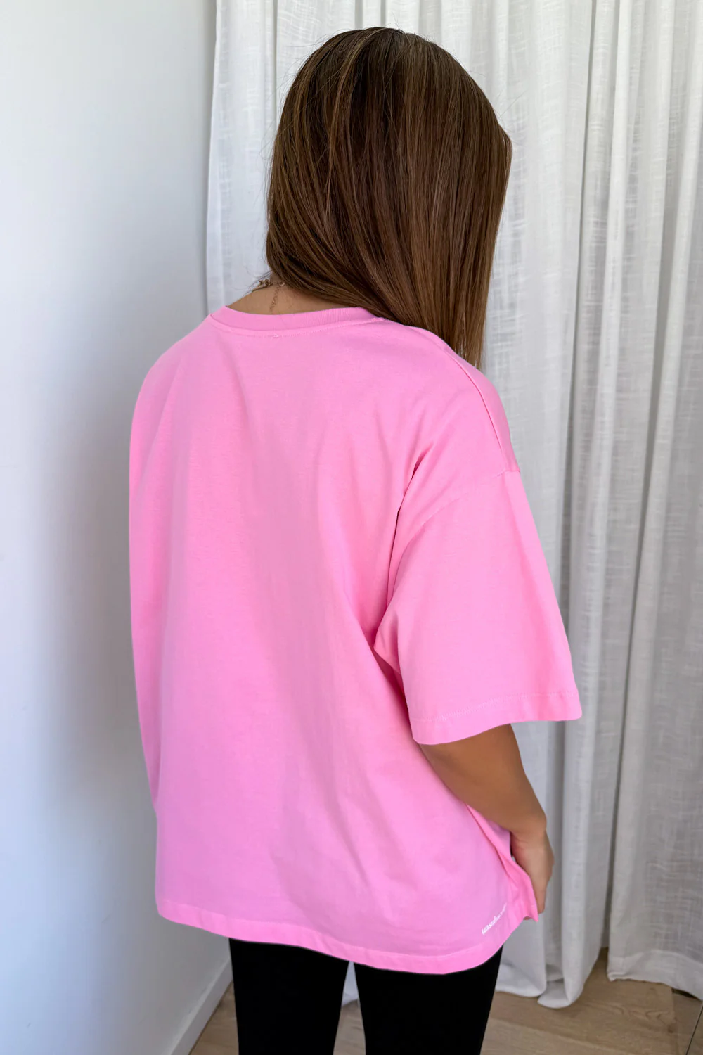 Unsubscribe Oversized Tee - Pink - Image 7