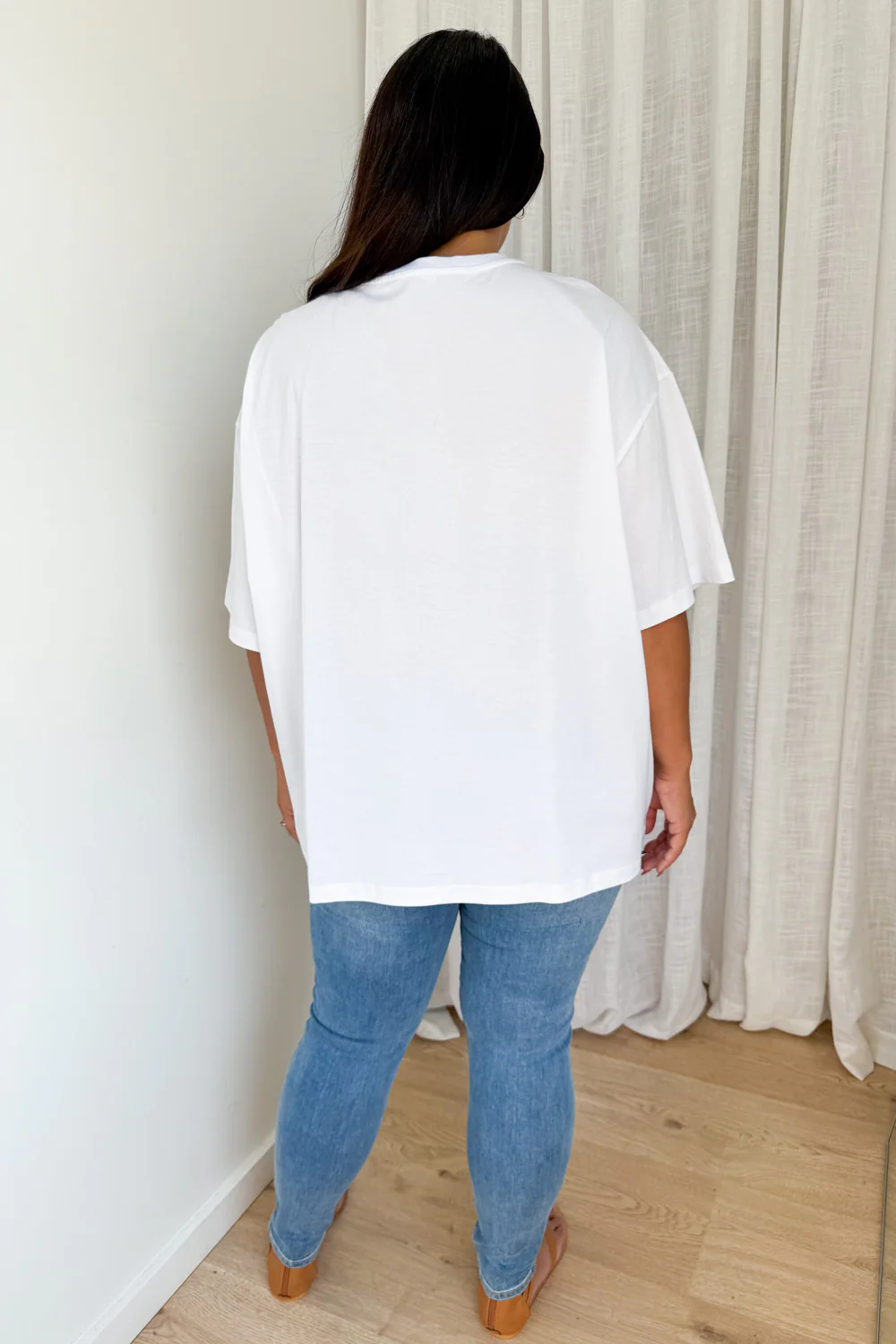 Unsubscribe Oversized Tee - White - Image 19