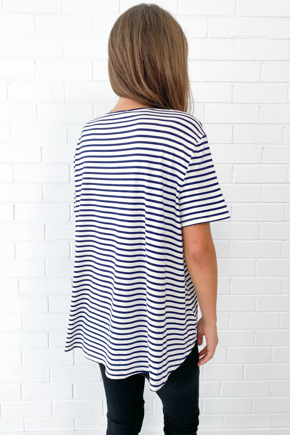 Vera Tee - Navy Stripe - Image 10