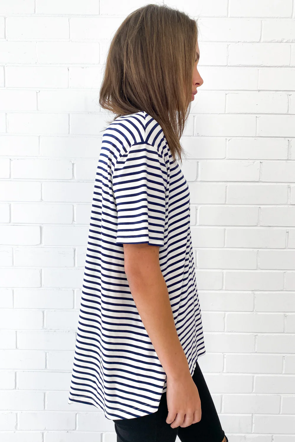 Vera Tee - Navy Stripe - Image 8