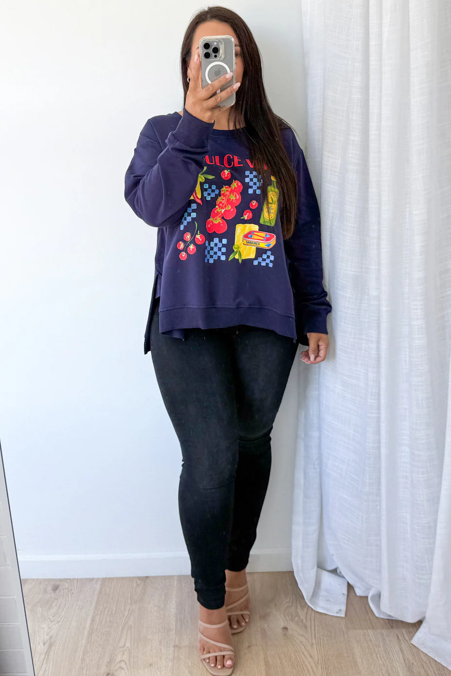 Verona Sweatshirt - Navy - Image 11