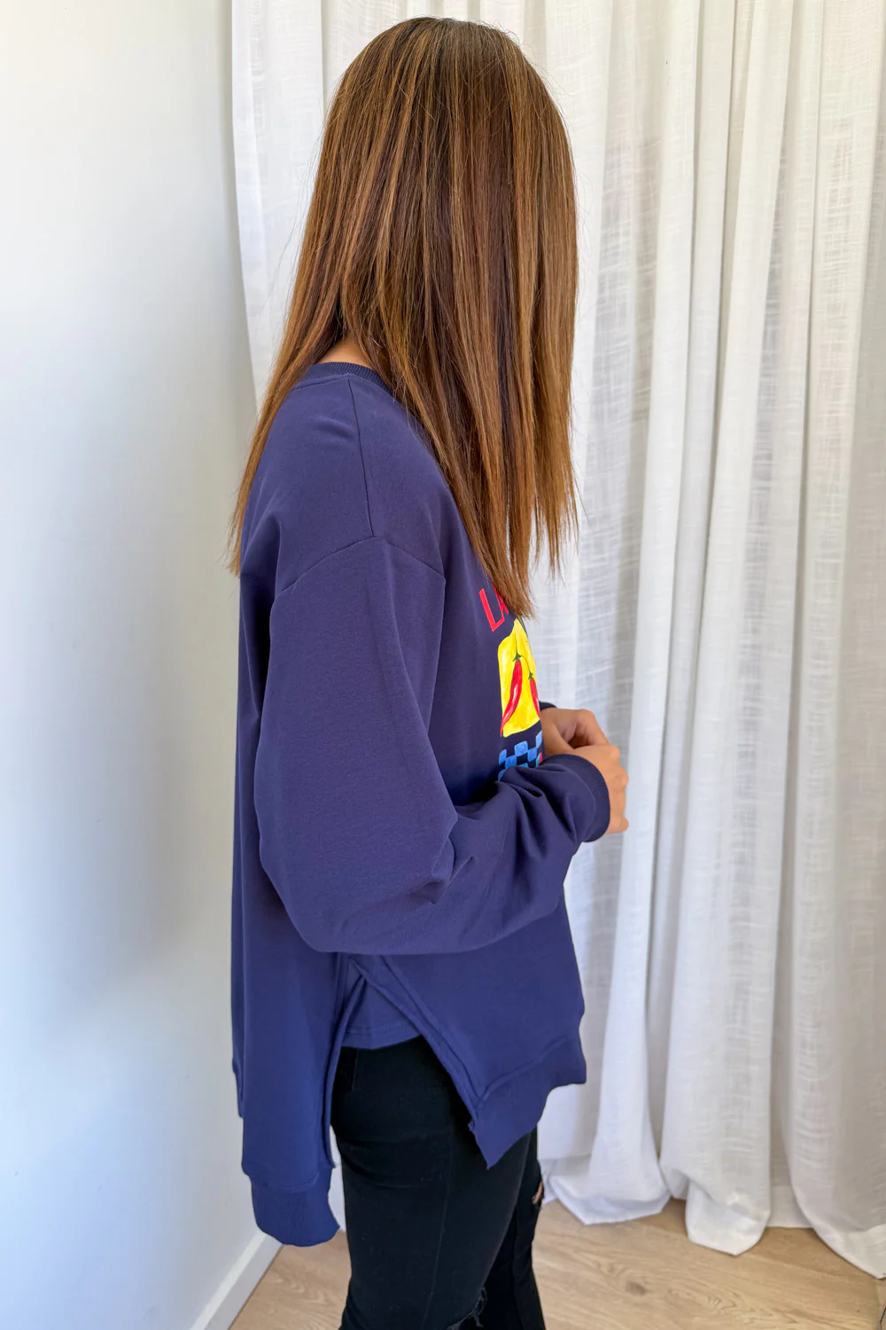 Verona Sweatshirt - Navy - Image 4