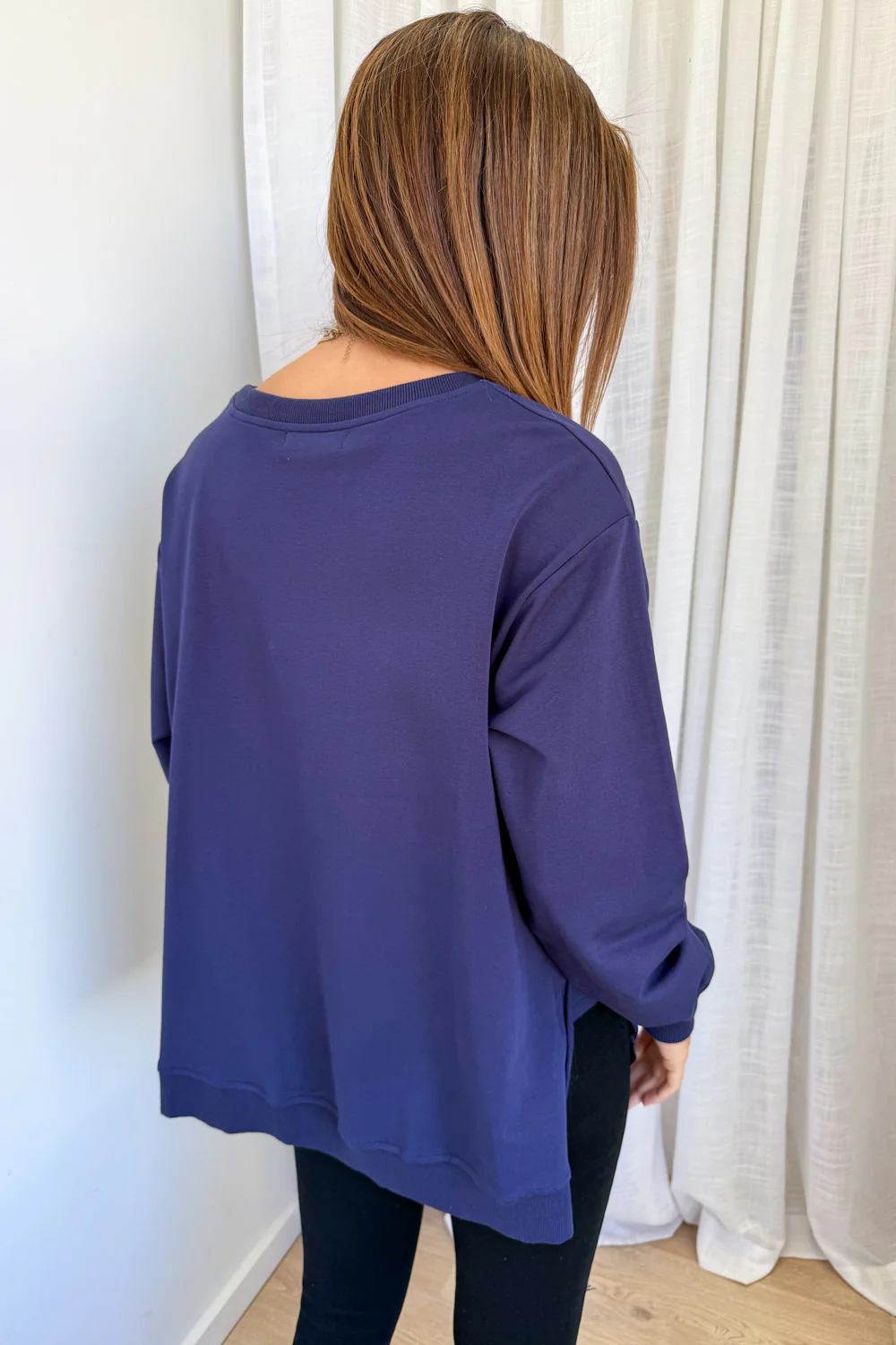 Verona Sweatshirt - Navy - Image 6