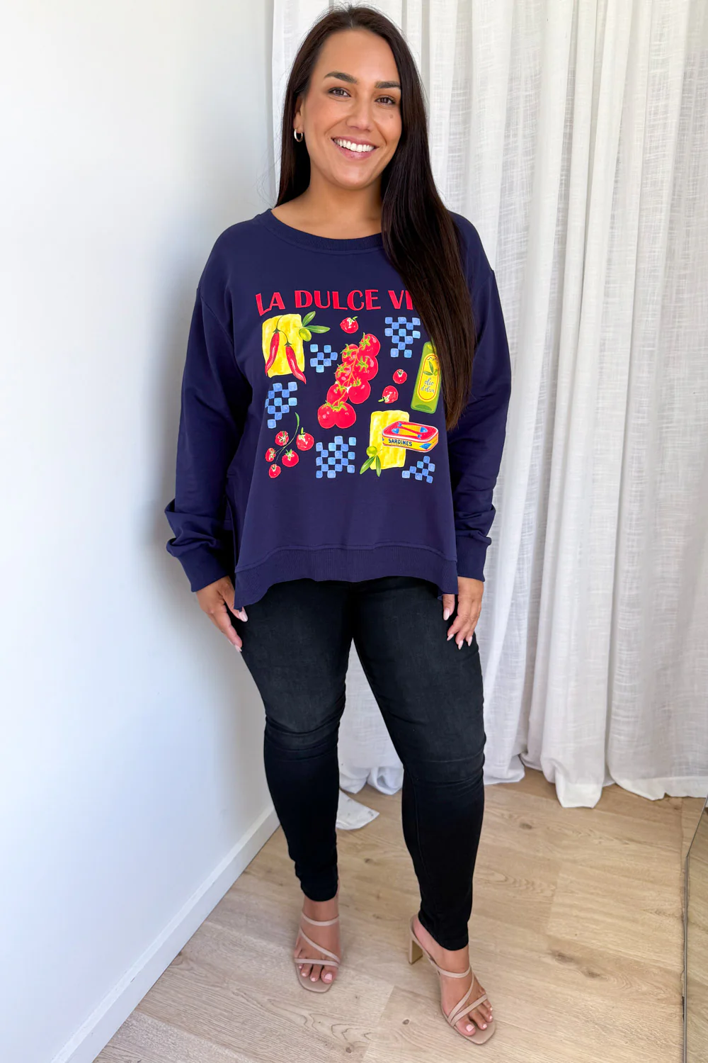 Verona Sweatshirt - Navy - Image 8