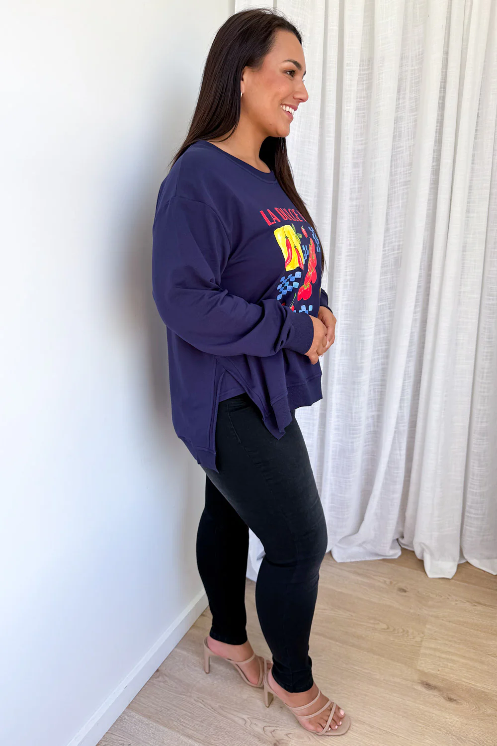 Verona Sweatshirt - Navy - Image 9