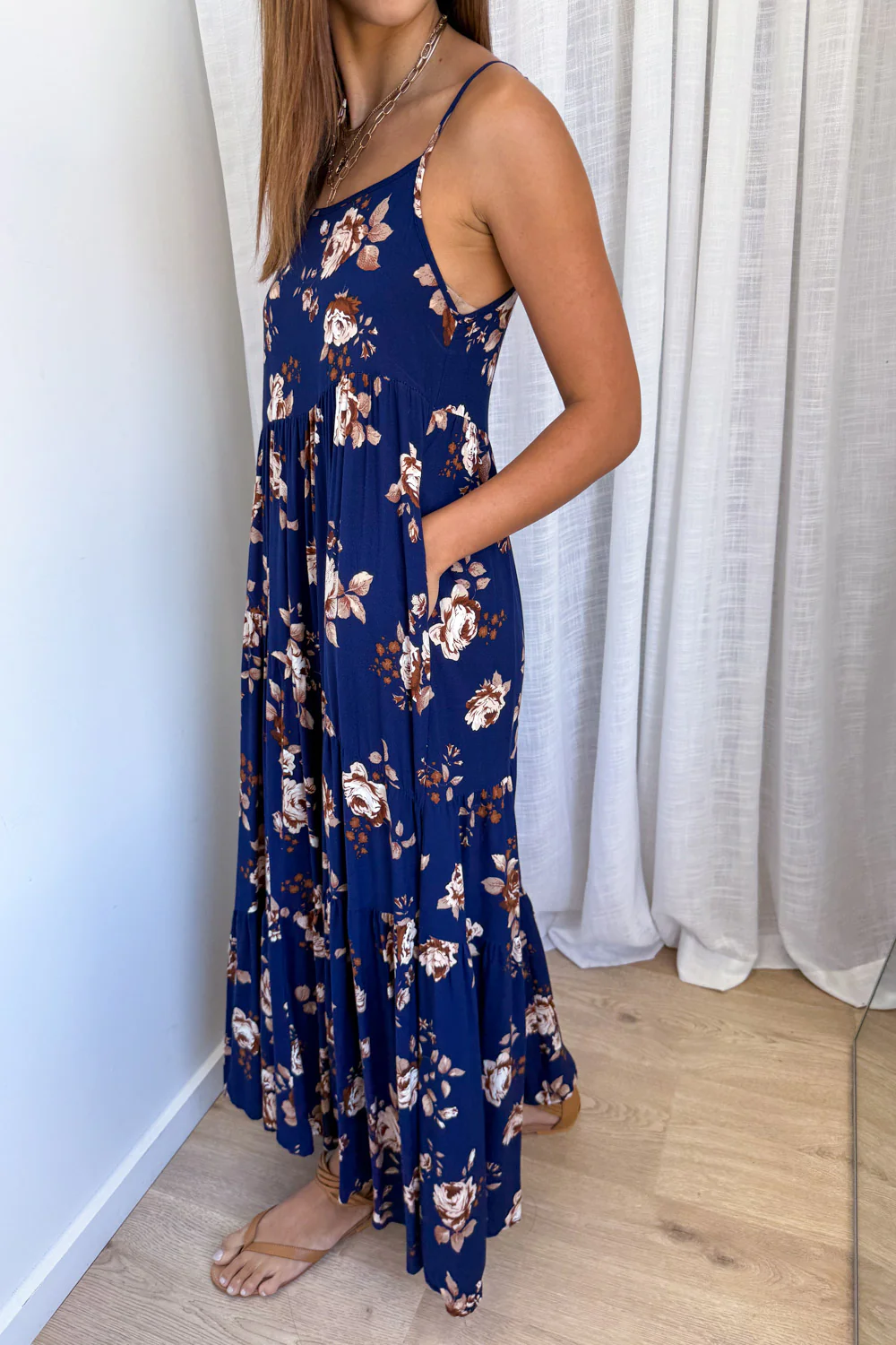 Wendy Dress - Navy Floral - Image 2